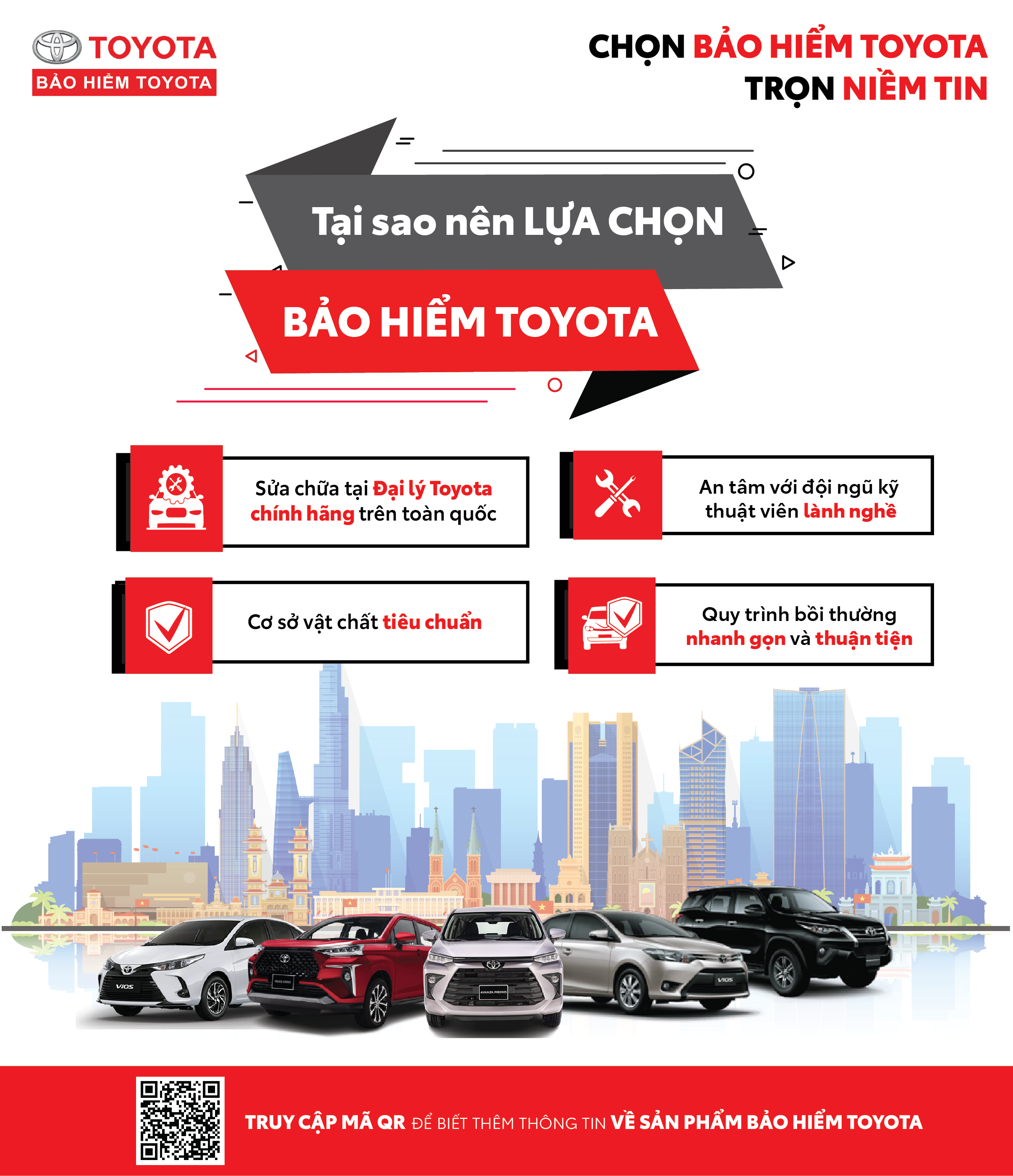CHỌN BẢO HIỂM TOYOTA, TRỌN NIỀM TIN CÙNG TOYOTA HƯNG YÊN