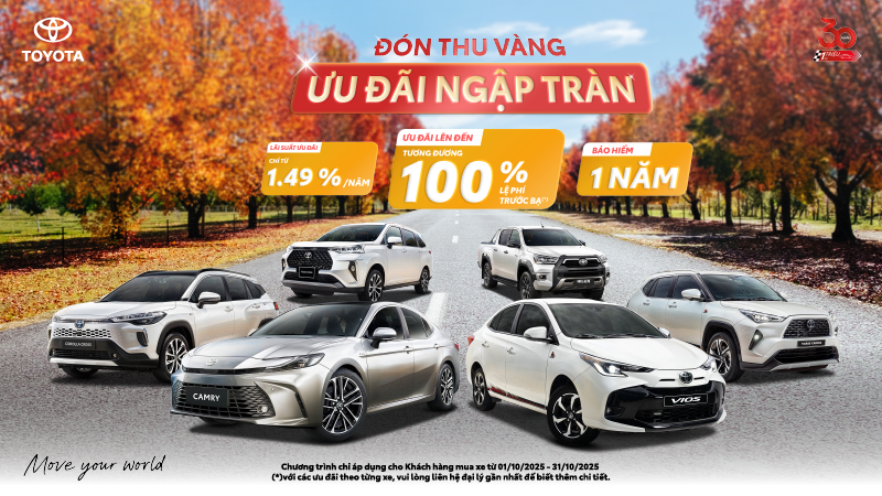 ĐÓN THU VÀNG - ƯU ĐÃI NGẬP TRÀN