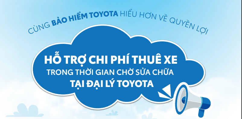 Hỗ trợ chi phí thuê xe trong thời gian chờ sửa chữa