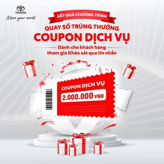 KẾT QUẢ CHƯƠNG TRÌNH QUAY SỐ TRÚNG THƯỞNG COUPON DỊCH VỤ CHO KHÁCH HÀNG LÀM KHẢO SÁT QUA TIN NHẮN