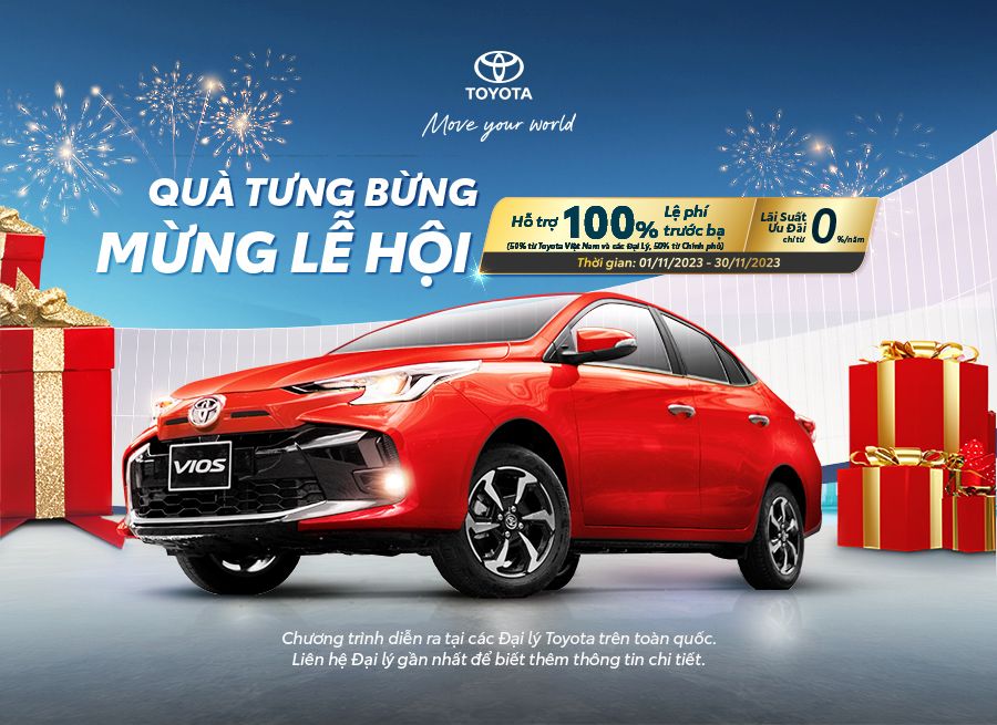 MUA VIOS 2023 NHẬN SIÊU HỖ TRỢ CUỐI NĂM