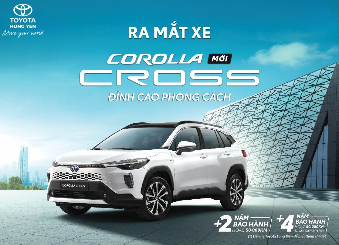 SỰ KIỆN RA MẮT XE COROLLA CROSS 2024 - HOÀN TOÀN MỚI