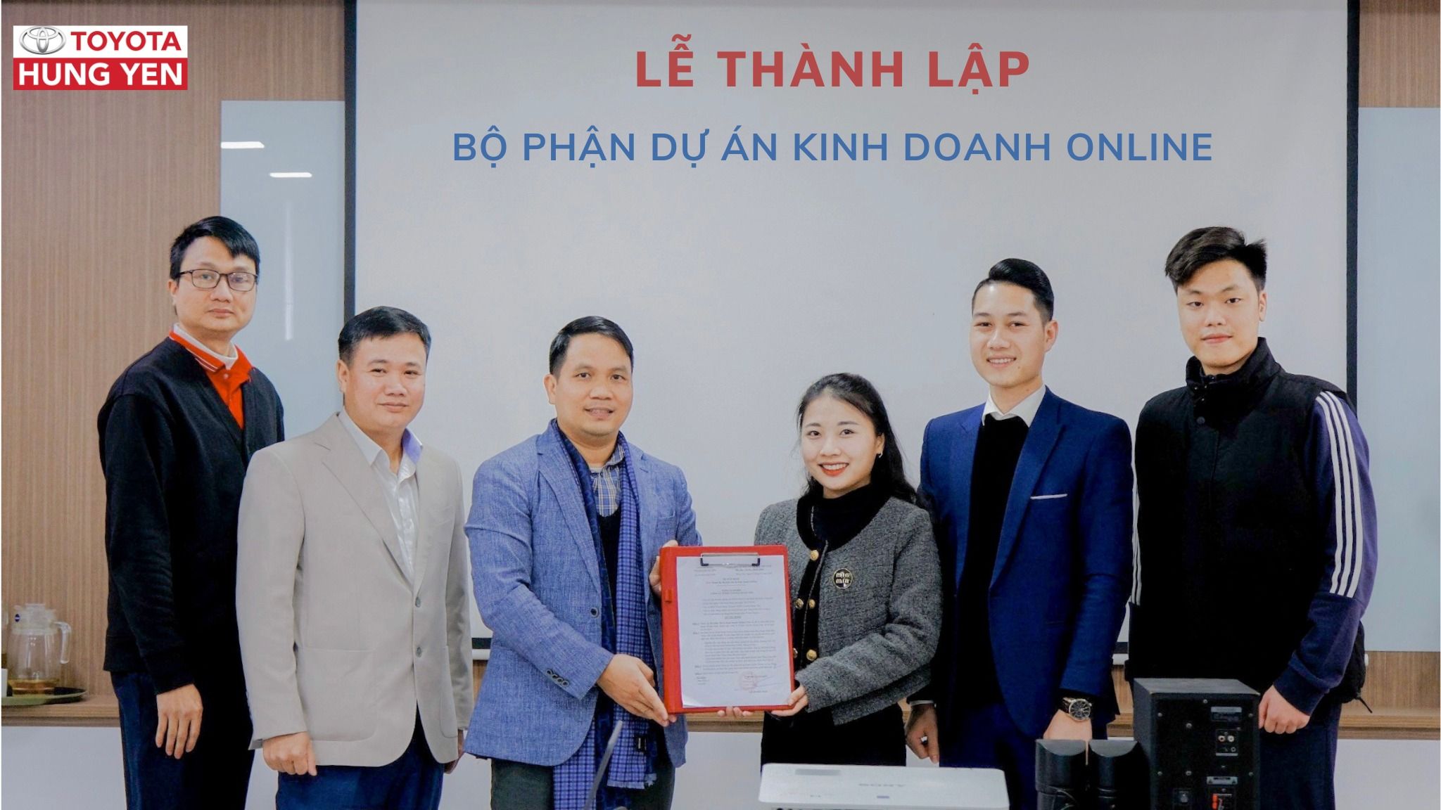 THÀNH LẬP BỘ PHẬN DỰ ÁN KINH DOANH ONLINE & TỔNG KẾT CUỐI NĂM PHÒNG TFS (TÀI CHÍNH TOYOTA)