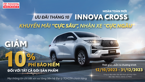 TOYOTA INNOVA CROSS: Sự Ra Mắt Đầy Ấn Tượng và Chương Trình Khuyến Mãi Hấp Dẫn tại Đại Lý Toyota Hưng Yên