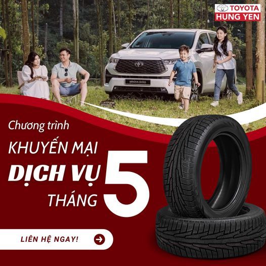 ƯU ĐÃI DỊCH VỤ THÁNG 5 TẠI TOYOTA HƯNG YÊN